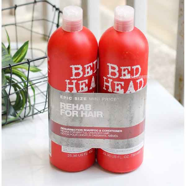 Cặp dầu gội-xả 750ml Tigi đỏ( Siêu phục hồi) - Miễn Ship