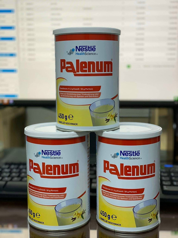 Sữa tăng cơ, người ung thư Palenum Nestle Đức 450g date t12/2025