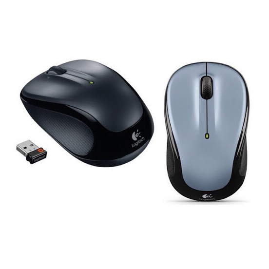 Chuột không dây Logitech M325 Wireless Đen Bạc