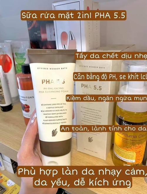 Sữa rửa mặt PHA 5.5 - Hàn Quốc