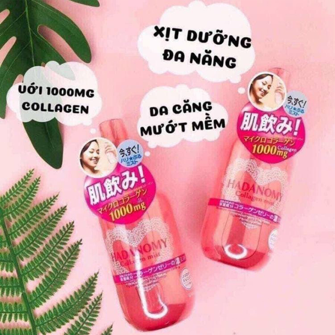Xịt khoáng Colagen Hadanomy 250ml -Nhật