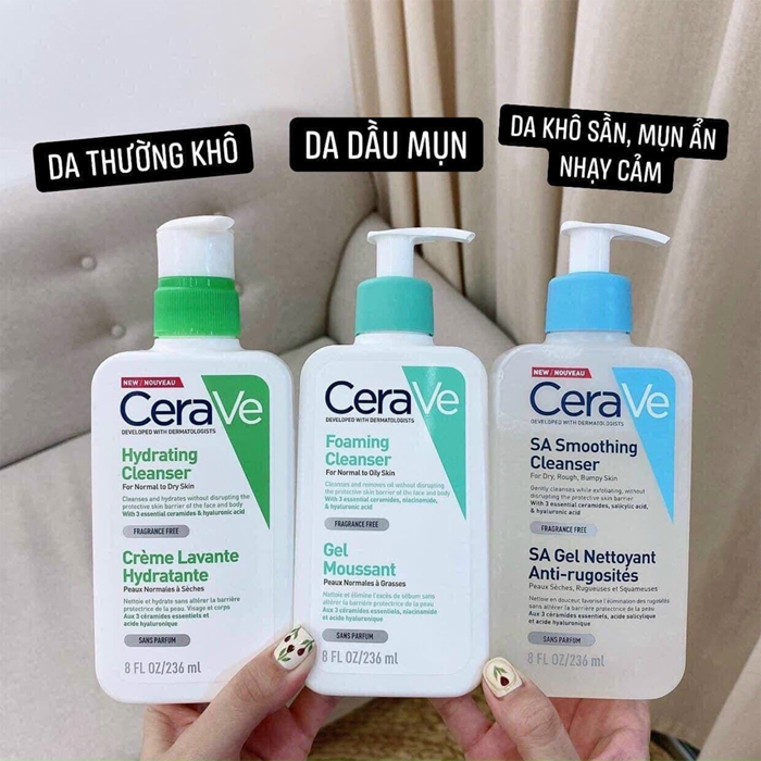 Sữa rửa mặt Cerave 236ml - Pháp