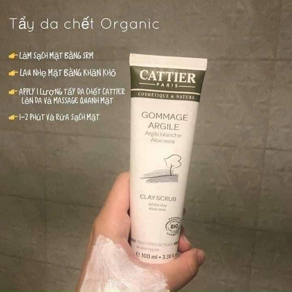TẨY DA CHẾT ĐẤT SÉT CATIER 100ml - PHÁP