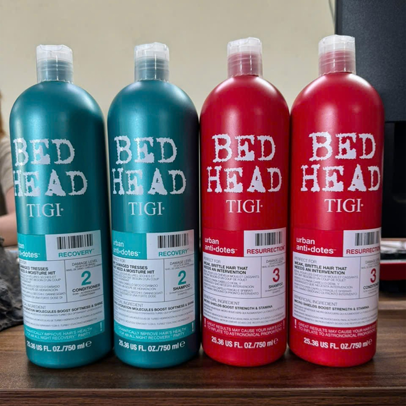 Cặp dầu gội-xả 750ml Tigi Xanh ( Suôn Mượt)  - Miễn Ship