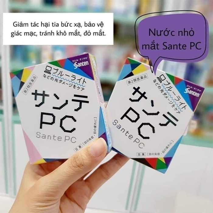 Nhỏ mắt PC Sante (chống ánh sáng xanh) - 2 hộp
