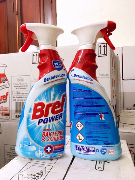 DUNG DỊCH KHỬ TRÙNG NẤM MỐC BREF (2 chai)