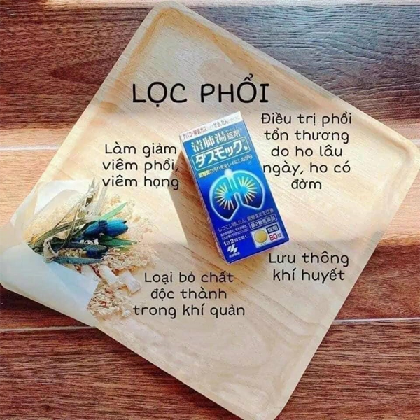 Viên uống bổ phổi Kobayashi - Nhật (hộp 80 viên)