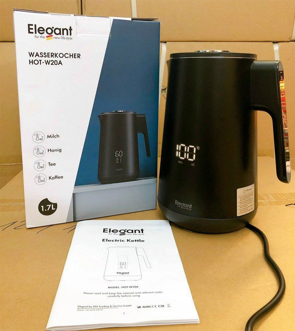 Ấm siêu tốc thông minh Elegant Đức