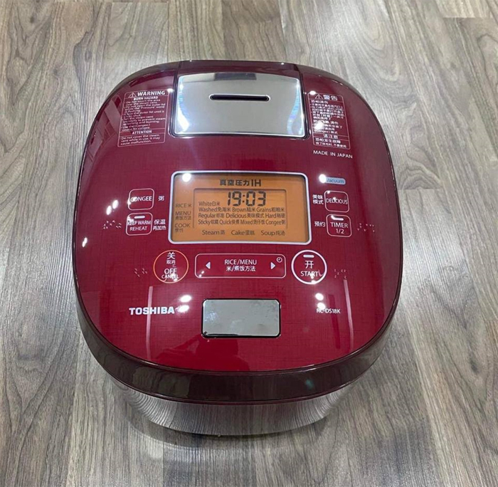 Nồi cơm điện Toshiba RCDS18K (1,8L) (BH 1 năm)