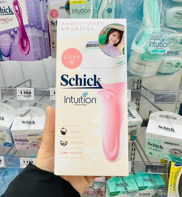 Bộ cạo lông phụ nữ (nách, Bikini) Schick- Nhật
