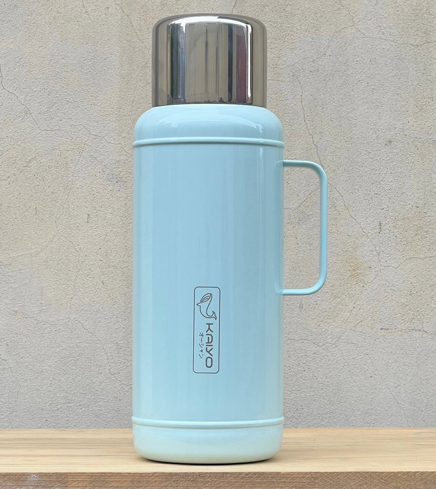 Phích nước giữ nhiệt 2.2l Kaiyo- Nhật (màu xanh ngọc)