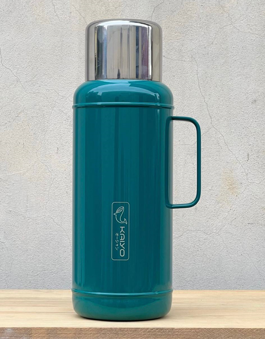 Phích giữ nhiệt 2.2l Kaiyo- Nhật ( Xanh Nhật)