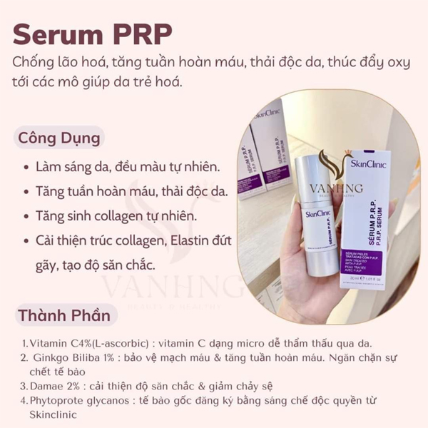Serum Tế bào gốc phục hồi da PRP 30ml - TBN