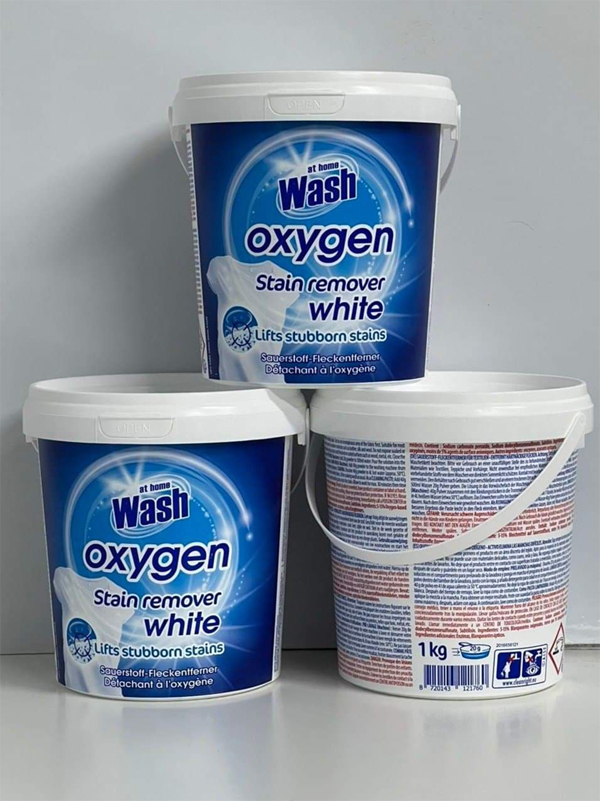 BỘT TẨY QUẦN ÁO WASH OXYGEN - Hà Lan (2 hộp)