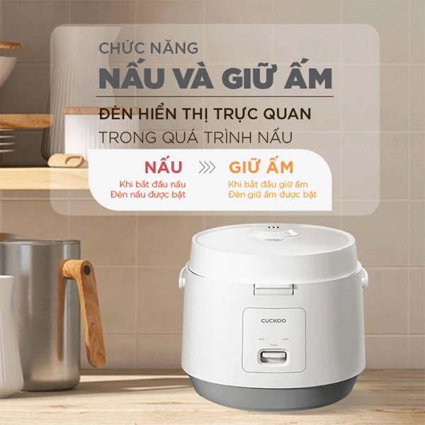 Nồi cơm điện cơ Cooku  CR-1095 Chính hãng - Hàn Quốc