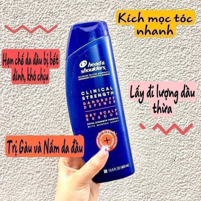 Dầu gội Head&Shoulder Mỹ 400ml